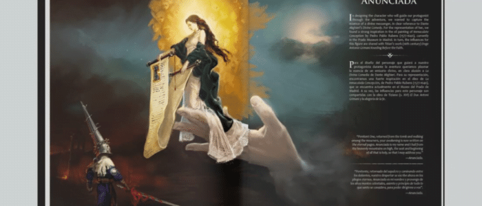 Maquetación libro de arte Blasphemous 2
