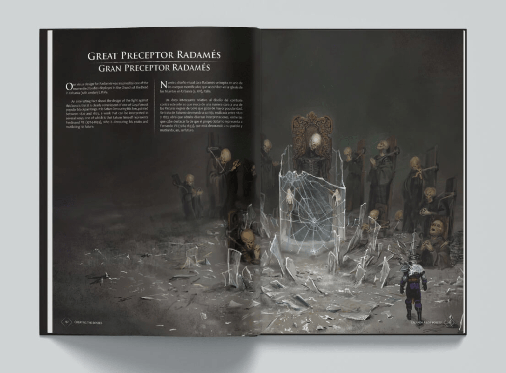 Maquetación libro de arte Blasphemous 2