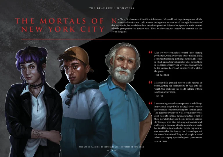 Vampire The Masquerade Coteries & Shadows of New York Artbook 02