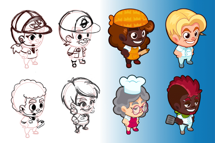 Curso arte 2D para videojuegos visdev cartoon